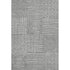 5' X 8' Charcoal And Ivory Geometric Washable Area Rug With UV Protection