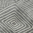 5' X 8' Charcoal And Ivory Geometric Washable Area Rug With UV Protection