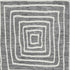 5' X 8' Charcoal And Ivory Geometric Washable Area Rug With UV Protection