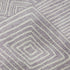 8' X 10' Lavender And Ivory Geometric Washable Area Rug With UV Protection