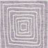 8' X 10' Lavender And Ivory Geometric Washable Area Rug With UV Protection