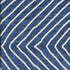 5' X 8' Navy Blue And Ivory Geometric Washable Area Rug With UV Protection