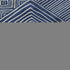 9' X 12' Navy Blue And Ivory Geometric Washable Area Rug With UV Protection