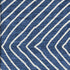 9' X 12' Navy Blue And Ivory Geometric Washable Area Rug With UV Protection