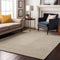 9' X 12' Beige And Ivory Geometric Washable Area Rug With UV Protection