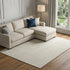 9' X 12' Beige And Ivory Geometric Washable Area Rug With UV Protection