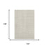 9' X 12' Beige And Ivory Geometric Washable Area Rug With UV Protection