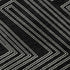 5' X 8' Black And Ivory Geometric Washable Area Rug With UV Protection
