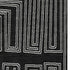 5' X 8' Black And Ivory Geometric Washable Area Rug With UV Protection