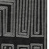 8' X 10' Black And Ivory Geometric Washable Area Rug With UV Protection