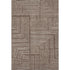 5' X 8' Brown And Beige Geometric Washable Area Rug With UV Protection