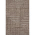 8' X 10' Brown And Beige Geometric Washable Area Rug With UV Protection