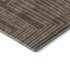 8' X 10' Brown And Beige Geometric Washable Area Rug With UV Protection