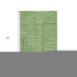 5' X 8' Green And Ivory Geometric Washable Area Rug With UV Protection