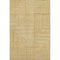 5' X 8' Gold And Ivory Geometric Washable Area Rug With UV Protection