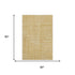 5' X 8' Gold And Ivory Geometric Washable Area Rug With UV Protection
