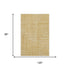 8' X 10' Gold And Ivory Geometric Washable Area Rug With UV Protection