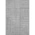 8' X 10' Gray And Ivory Geometric Washable Area Rug With UV Protection
