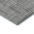8' X 10' Gray And Ivory Geometric Washable Area Rug With UV Protection