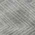 8' X 10' Gray And Ivory Geometric Washable Area Rug With UV Protection