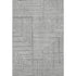8' X 10' Gray And Ivory Geometric Washable Area Rug With UV Protection