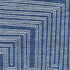 5' X 8' Navy Blue And Ivory Geometric Washable Area Rug With UV Protection