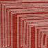 5' X 8' Red And Ivory Geometric Washable Area Rug With UV Protection