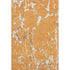 9' X 12' Orange Ivory And Gray Striped Washable Area Rug With UV Protection