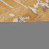 9' X 12' Orange Ivory And Gray Striped Washable Area Rug With UV Protection