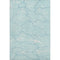 8' X 10' Aqua Teal And Ivory Abstract Washable Area Rug With UV Protection