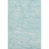 8' X 10' Aqua Teal And Ivory Abstract Washable Area Rug With UV Protection