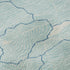 8' X 10' Aqua Teal And Ivory Abstract Washable Area Rug With UV Protection