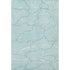 8' X 10' Aqua Teal And Ivory Abstract Washable Area Rug With UV Protection