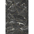 8' X 10' Black Ivory And Gold Abstract Washable Area Rug With UV Protection
