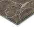 9' X 12' Brown Beige And Ivory Abstract Washable Area Rug With UV Protection