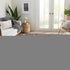 9' X 12' Brown Beige And Ivory Abstract Washable Area Rug With UV Protection