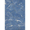 5' X 8' Blue Ivory And Gold Abstract Washable Area Rug With UV Protection