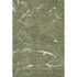 5' X 8' Olive Green Ivory And Gold Abstract Washable Area Rug With UV Protection
