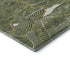 8' X 10' Olive Green Ivory And Gold Abstract Washable Area Rug With UV Protection