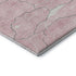 5' X 8' Pink Gray And Ivory Abstract Washable Area Rug With UV Protection