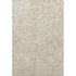 5' X 8' Beige Ivory And Taupe Abstract Geometric Washable Area Rug With UV Protection