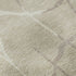 8' Beige Ivory And Taupe Abstract Geometric Washable Round Rug With UV Protection