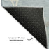 8' X 10' Sky Blue Ivory And Gray Abstract Geometric Washable Area Rug With UV Protection