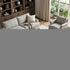 8' X 10' Sky Blue Ivory And Gray Abstract Geometric Washable Area Rug With UV Protection