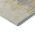 9' X 12' Gold Ivory And Gray Abstract Washable Area Rug With UV Protection