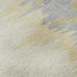 9' X 12' Gold Ivory And Gray Abstract Washable Area Rug With UV Protection