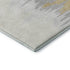 9' X 12' Gray Gold And Ivory Abstract Washable Area Rug With UV Protection