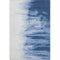5' X 8' Navy Blue And Ivory Abstract Washable Area Rug With UV Protection