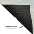 9' X 12' Navy Blue And Ivory Abstract Washable Area Rug With UV Protection