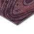 5' X 8' Burgundy Ivory And Blush Abstract Washable Area Rug With UV Protection